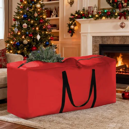 Bolsa de almacenamiento para árbol de Navidad – Bolsas de almacenamiento para árboles artificiales desmontados (se adapta a árboles artificiales