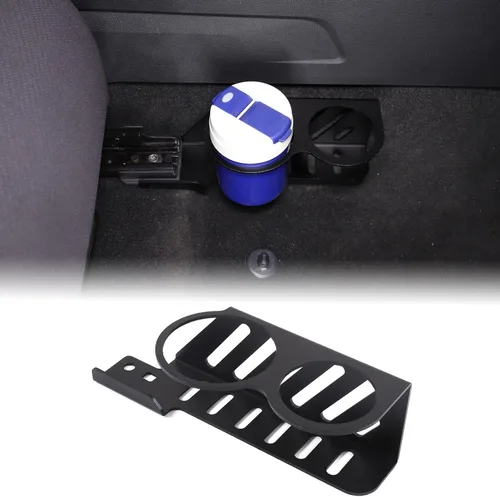 Miniatura 8 de Organizador expansor de portavasos para asiento de pasajero de automóvil compatible con Toyota Tundra 2022-2023 asiento de pasajero de aluminio