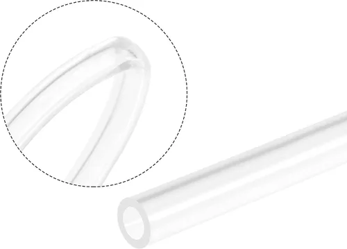 Miniatura 4 de uxcell Tubo de silicona transparente, 1/4 pulgadas (0.252 in) ID 3/8 pulgadas (0.378 in) de diámetro exterior de 10 pies, manguera de agua de tubo