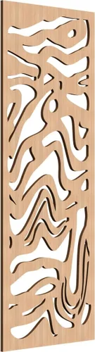 Miniatura 97 de 9 3/8"W x 24 3/8"H x 1/4"T Northfield Decorativos Paneles de Pared de Madera Calado, Abedul