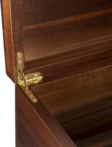 Miniatura 7 de Caja de almacenamiento grande de madera – Caja de madera con tapa para decoración del hogar, ideal para recuerdos, baratijas, joyas y fotos, 12.5 x