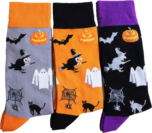 Miniatura 2 de Sock Society Misc Sport Holiday Unisex Hombres Mujer Divertido Vestido Casual Patrón Crew Calcetines Divertidos