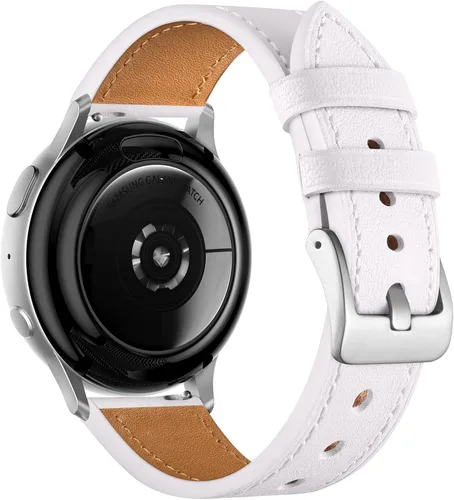 Miniatura 11 de Correa de cuero GEAK compatible con Samsung Galaxy Watch 7 de 40 mm, 44 mm, Galaxy Watch 6 5 4 de 40 mm, 44 mm, Galaxy Watch 6 Classic de 47 mm, 43