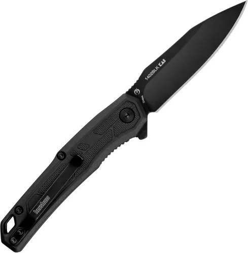 Miniatura 7 de Kershaw - Cuchillo de bolsillo plegable para monitor, hoja con acero D2, mecanismo de bloqueo DuraLock, Pocketclip
