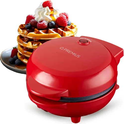Miniatura 7 de Mini waflera antiadherente de cerámica, molde de 4 pulgadas, calor rápido para gofres crujientes, tostadas francesas, atún derretido, huevo y queso
