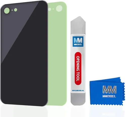 MMOBIEL Reemplazo de cristal trasero compatible con iPhone SE 2020/8-4.7 pulgadas - Tapa trasera de cristal real - Incluye herramienta de apertura y