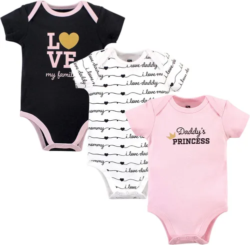 Miniatura 416 de Hudson Baby baby-girls Cotton Bodysuits 3-pack