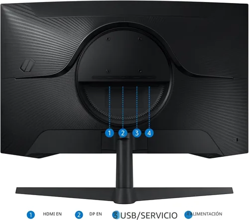 Miniatura 10 de Samsung 27-pulgadas Odyssey G55C Serie QHD 1000R Monitor de juegos curvado, 1ms(MPRT), HDR10, 165Hz, AMD Radeon FreeSync, Cuidado de los ojos