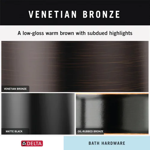 Miniatura 5 de Accesorios de baño Delta Faucet Linden, toallero. Bronce veneciano