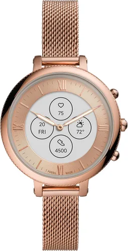 Fossil Monroe Hybrid HR Smartwatch para mujer con pantalla de lectura siempre encendida frecuencia cardíaca seguimiento de actividad notificaciones