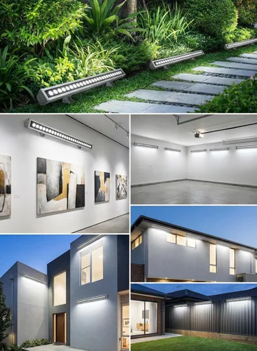 Miniatura 3 de Barra de luz LED de 36 W, tira lineal de luz diurna de 4000 lm 5000 K, iluminación de señalización exterior enchufable de 120 V, válvula antivaho