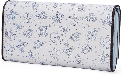 Miniatura 6 de UTO Cartera RFID para mujer, de gran capacidad, de piel sintética, tarjetero, funda para teléfono, bolsillo con cremallera, embrague