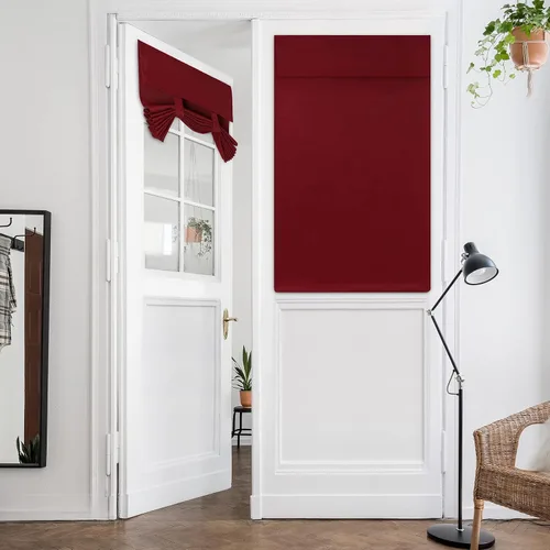 Miniatura 55 de HOMEIDEAS Cortinas Opacas para Aula para Puerta Principal, Cubierta de Ventana de Puerta de Aula, Persianas de Privacidad con Aislamiento Térmico
