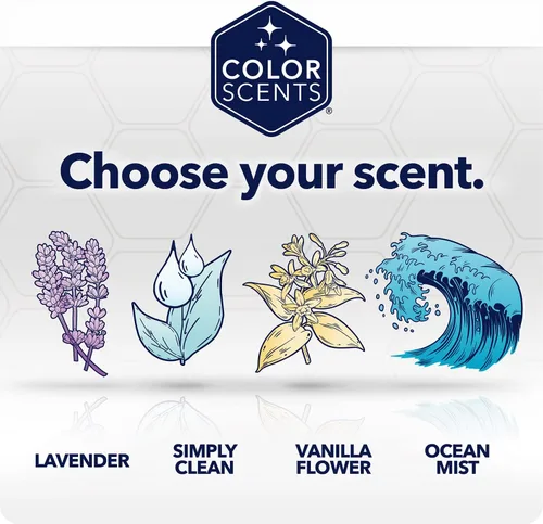 Miniatura 6 de Color Scents Bolsas de basura pequeñas – 4 galones, 60 bolsas (60 unidades), Twist Tie – Bolsa azul claro con aroma a niebla oceánica con microban