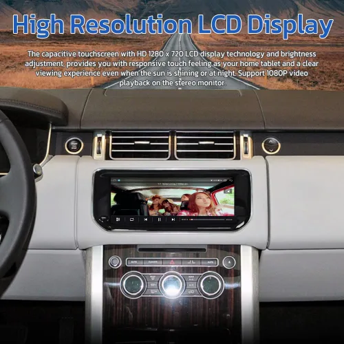 Miniatura 6 de Radio de coche Android para 2013 2014 2015 2016 2017 Range Rover L494 L405 Pantalla táctil completa Unidad principal de repuesto GPS Navegación
