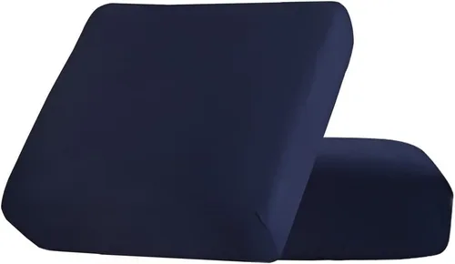 Miniatura 8 de AURLOE Fundas impermeables para sofá de 2 piezas, funda elástica para sofá, protector de muebles con elástico, adecuado para loveseat, sofá de 2