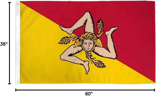 Miniatura 3 de Best Flags Bandera de Sicilia 3x5' Poly