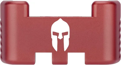 Miniatura 55 de NDZ Performance Placa trasera de aluminio con asistencia deslizante para Glock 1-5 Glock 17 19 19 19 x 22 23 24 26 27 31 32 33 34 35 45 47 49, Rojo