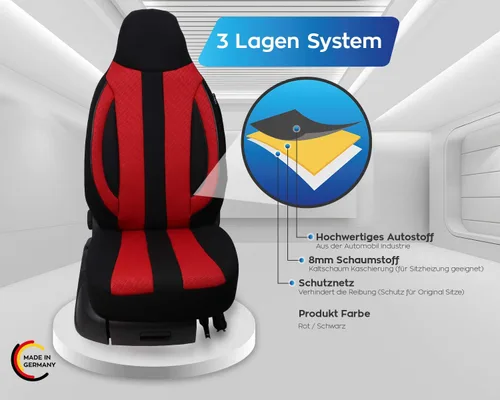Miniatura 6 de BREMER SITZBEZÜGE Fundas de asiento para Peugeot 108 MD502