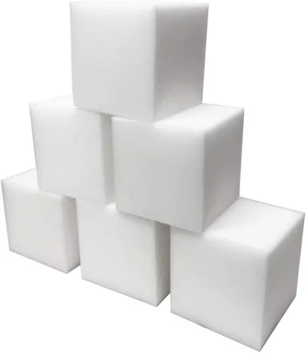 Foamma Paquete de 10 cubos de espuma blanca de 4 x 4 x 4 pulgadas para cursos de gimnasia, freerunning y parkour, parques de patineta, BMX, arenas