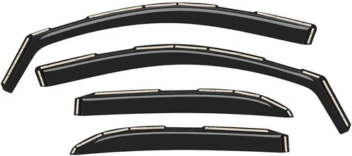 Miniatura 33 de Deflectores de ventana extra duraderos en el canal, protectores de lluvia aptos para Lexus GX 2010-2023, viseras solares, ventilación de viento
