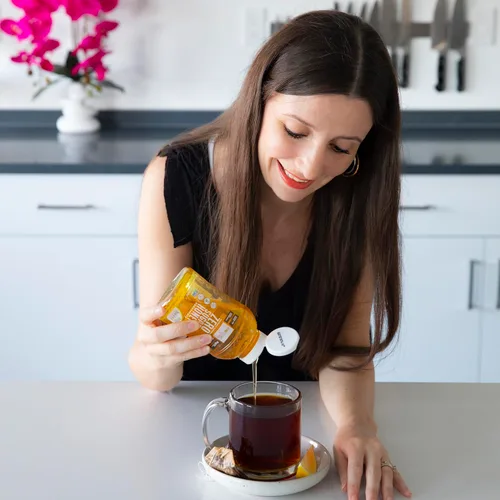 Miniatura 4 de Wholesome Yum - Sustituto de miel sin azúcar (Keto) - Alternativa natural a la miel sin azúcar con fruta monje y alulosa - Cero carbohidratos netos
