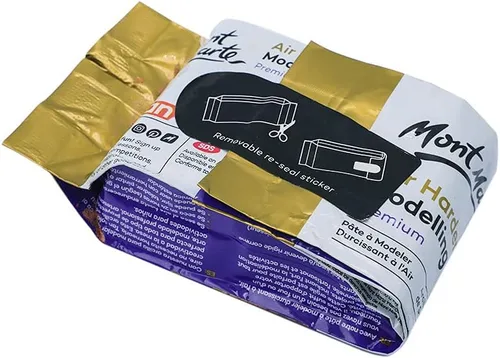 Miniatura 8 de Mont Marte Premium - Arcilla autosecante, terracota, 500 g (1.1 lb), sin necesidad de hornear