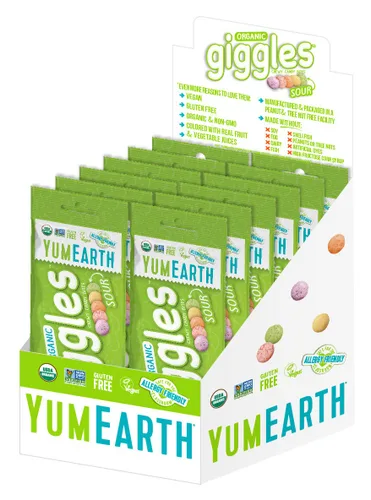 Miniatura 9 de YumEarth - Organic Giggles, caramelo ácido masticable