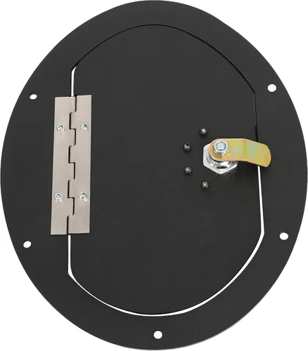 Miniatura 8 de KUAFU Puerta del tanque de combustible con cerradura compatible con Humvee Hummer H1 cualquier modelo M998 M1123 M1045 con recubrimiento en polvo