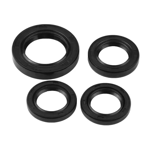 Sello de semillas de válvula de aceite, kit de sello de motor Gy6, kit de sello de aceite Ngine, 4 piezas de cigüeñal del motor, caja de cigüeñal,