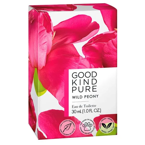 Miniatura 5 de Good Kind Pure Wild Peony Eau de Toilette Spray – Fragancia vibrante y floral – Notas de peonía y pomelo rosa – Fórmula limpia, vegana y duradera
