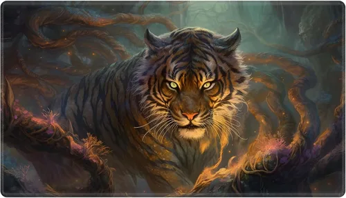 Miniatura 20 de Alfombra de juego con zonas para juego de cartas MTG, alfombras de juego de mesa, alfombras de juego de mesa de Magic, 61x35.5 cm, alfombra de juego