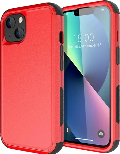 Diverbox Funda para iPhone 13 [A prueba de golpes] [A prueba de caídas] [A prueba de polvo], Funda de Teléfono de Protección Resistente para Apple