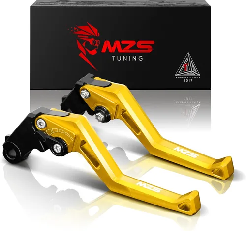 Miniatura 8 de MZS Palancas de freno y embrague de motocicleta negras cortas ajustables CNC compatibles con EX650 ER-6F ER-6N 2009-2016 / KLE650 KLE 650 2009-2014