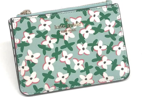 Miniatura 2 de Kate Spade New York Laurel Way Bitsy Tarjetero (Aphrodite Green Floral Multi), Verde, Cartera con tarjetero