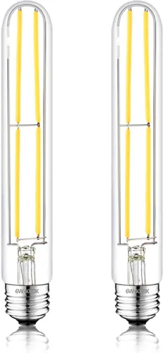 Miniatura 11 de Bombillas LED tubulares T10 de 5 pulgadas, bombillas Edison vintage E26 de 4000 K, regulables, 4 W igual a 40 vatios, 400 lúmenes, bombillas