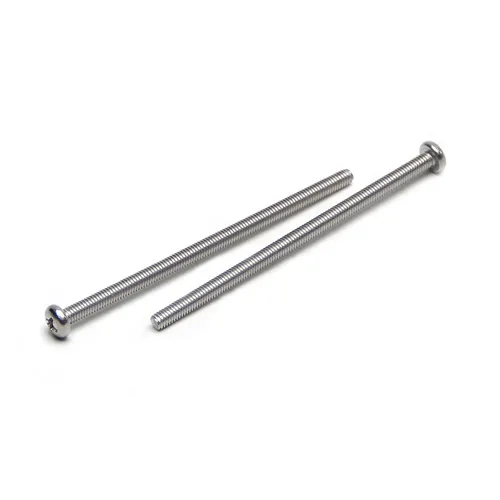 Miniatura 52 de Tornillos de máquina de jalar de perilla M4-0.028x0.197 in M4-0.028x0.197 in Tornillos de cabeza plana métrica Phillips Drive Tornillo de cabeza