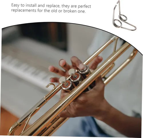 Miniatura 8 de 10 piezas de trompeta Watergate Key Springs Reemplazo Drenaje Clique Accesorios para trompeta Cuerno Francés Tuba Fácil Instalación Portátil