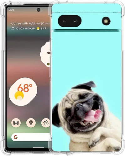 Miniatura 26 de Pixel 6a - Funda protectora de poliuretano termoplástico (TPU) resistente a los arañazos y a prueba de golpes para Google Pixel 6a