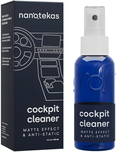 Limpiador de Cabina - Limpiador de Interior - Detallador y Sellador en Spray con Acabado Mate tiene Especificaciones Antiestáticas y Partículas Nano