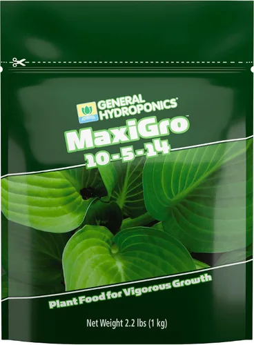 General Hydroponics MaxiGro - Alimento vegetal para un crecimiento vigoroso, 2.2 libras.