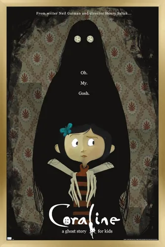 Miniatura 17 de Trends International Coraline Ghost Story - Póster de una hoja para pared, 22.4 pulgadas de largo x 14.7 pulgadas, versión enmarcada en negro