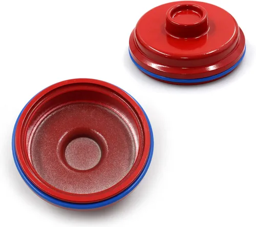 Miniatura 5 de Conjunto de Pistón de Servo de Alto Rendimiento con Cubierta y Anillo de Retención Compatible con Corvette 700R4 4L65E 4L70E 4L60E 1982-2014 Rojo