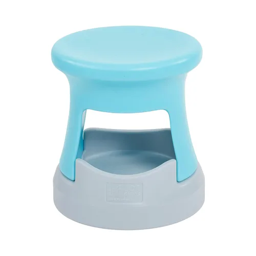 Miniatura 14 de ECR4Kids Taburete tambaleante de almacenamiento activo, altura del asiento de 15 pulgadas, muebles para niños, color negro
