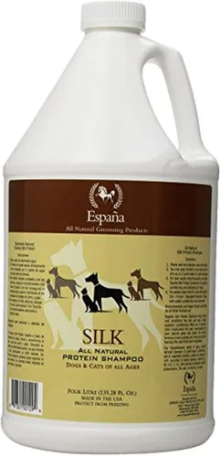 Miniatura 4 de Espana Silk ESP0020DC Champú de proteína de seda especialmente formulado para perros y gatos, 33.82 onzas