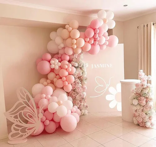 Miniatura 12 de Kit de guirnalda de arco de globos de otoño, globos de látex mate de terracota naranja quemado, arena, blanco, dorado, marrón, terracota