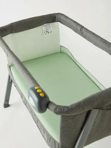 Miniatura 6 de TL Care Sábana bajera ajustable de punto de jersey de algodón transpirable 100% natural, apio, 15 x 33 pulgadas, suave y transpirable, para niños