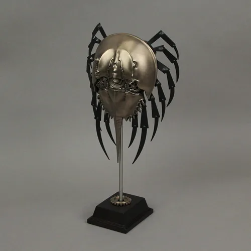 Miniatura 2 de Veronese Design Cangrejo de herradura steampunk de 11 5/8 pulgadas con soporte de exhibición