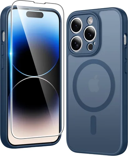 Miniatura 716 de FNTCASE Funda para iPhone 13 Pro-Max: Fundas magnéticas transparentes compatibles con Magsafe Slim anti amarillamiento protección contra caídas
