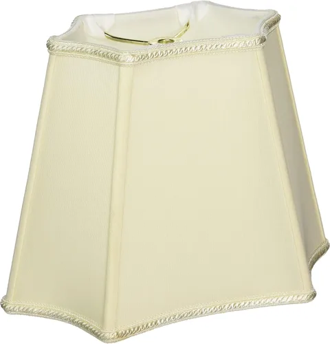 Miniatura 7 de Royal Designs - Pantalla rectangular curvada de esquina invertida, color beige, (8 x 5) x (14 x 9) x 10 pulgadas